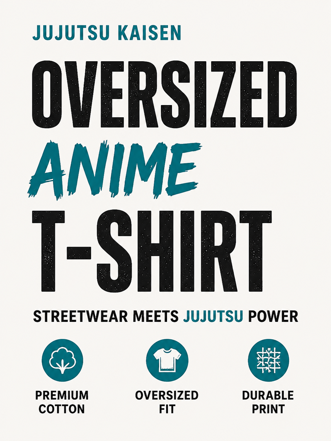 Satoru Gojo Oversized T-Shirt